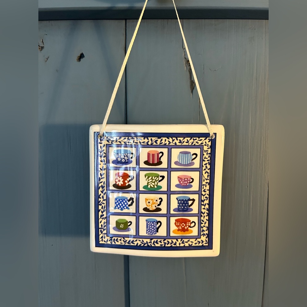Hill Designs Inc. Celebration of Quilts - Teacups Ornament (Vintage 1997)